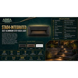 Integrated 3CCT Aluminum Step/Deck Light 3W LED IP65 - Abba Lighting USA
