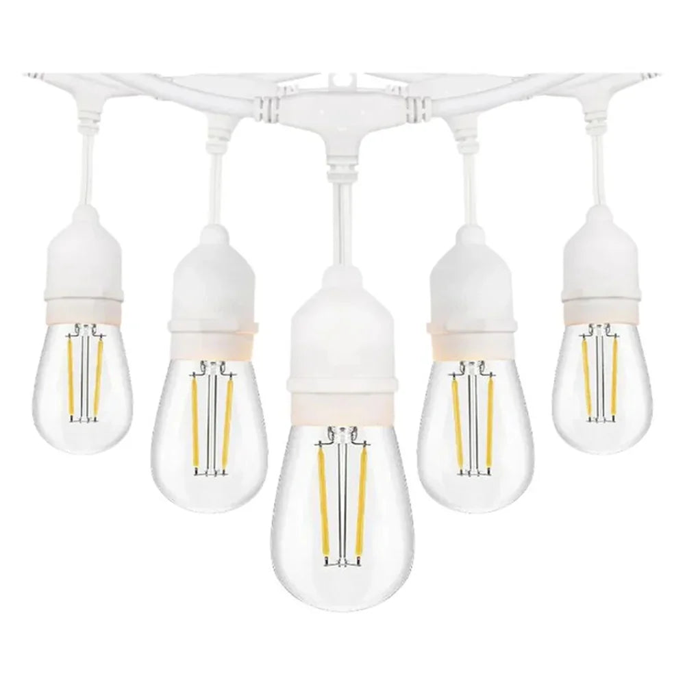 48 ft Low Voltage 2W LED String Lights 3000K IP65 - Abba Lighting USA