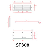 Brass Step Light 4W LED 3000K Outdoor Deck - ABBA Lighting USA