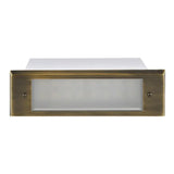 Integrated Brass Step Light 4W LED, 3000K, IP65 Waterproof - ABBA Lighting USA