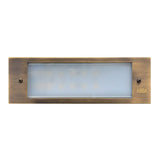 Integrated Brass Step Light 4W LED, 3000K, IP65 Waterproof - ABBA Lighting USA