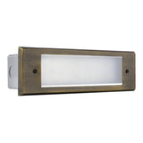 Integrated Brass Step Light 4W LED, 3000K, IP65 Waterproof - ABBA Lighting USA
