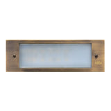 Integrated Brass Step Light 4W LED, 3000K, IP65 Waterproof - ABBA Lighting USA