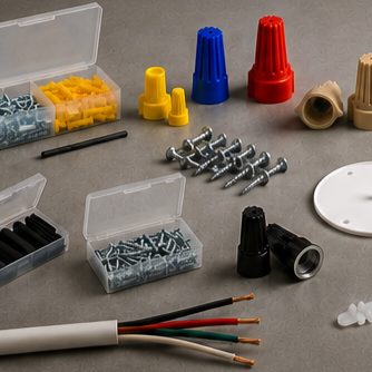 Square-style lighting accessories for modern installation requirements