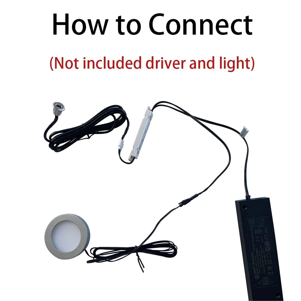 Silver Motion Sensor Light Switch for Closet & Under Cabinet - ADV