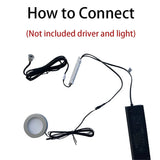 Silver Motion Sensor Light Switch for Closet & Under Cabinet - ADV