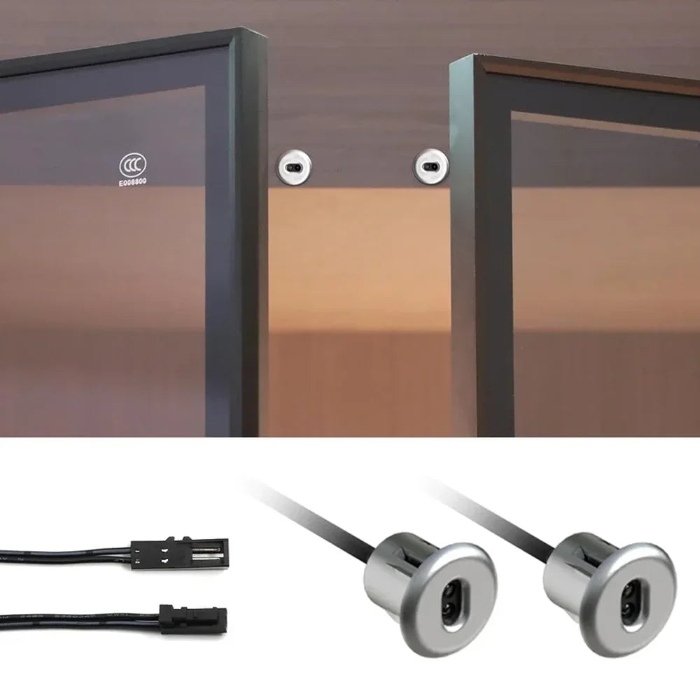 Recessed Mount Infrared Double Door Sensor Switch LED - ADV