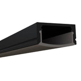 11/16" Low Profile Black Lens Slim Line 8' LED Channel - Alberko