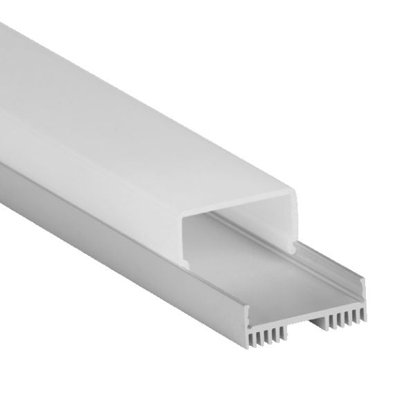 1 1/8" Square Top 8' LED Channel - Alberko