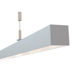 1-1/2" Square Surface / Pendant 10' Black LED Channel - Alberko