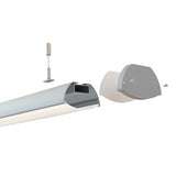 3-13/16" Wide Curved Lens 10' LED Channel - Alberko