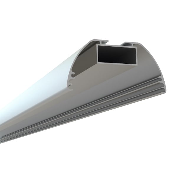 3-13/16" Wide Curved Lens 10' LED Channel - Alberko