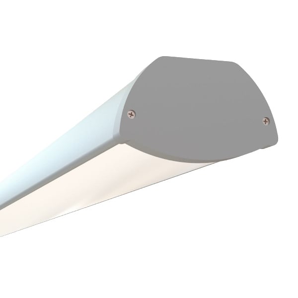 3-13/16" Wide Curved Lens 10' LED Channel - Alberko