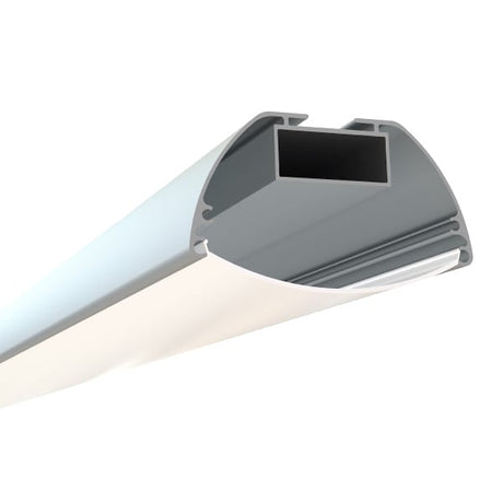 3-13/16" Wide Curved Lens 10' LED Channel - Alberko