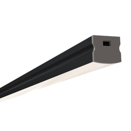 11/16" Deep Curved 8' Black LED Channel - Alberko
