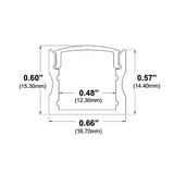 11/16" Deep Curved 8' LED Channel - Alberko