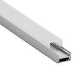 13/16" Square Milky 8' LED Channel - Alberko