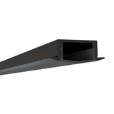 15/16" Black Lens Shallow Recessed 8' LED Channel - Alberko