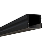 11/16" Deep Curved 8' Black Lens LED Channel - Alberko