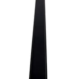 11/16" Recessed Black Aluminum Channel - Abba Lighting USA
