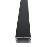9/16" Low Profile Black Aluminum Channel - Abba Lighting USA