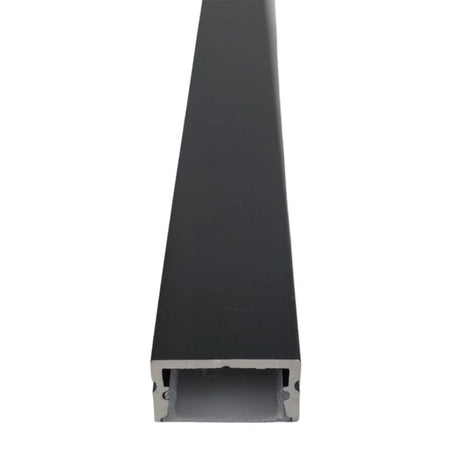9/16" Low Profile Black Aluminum Channel - Abba Lighting USA