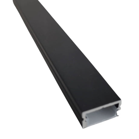9/16" Low Profile Black Aluminum Channel - Abba Lighting USA
