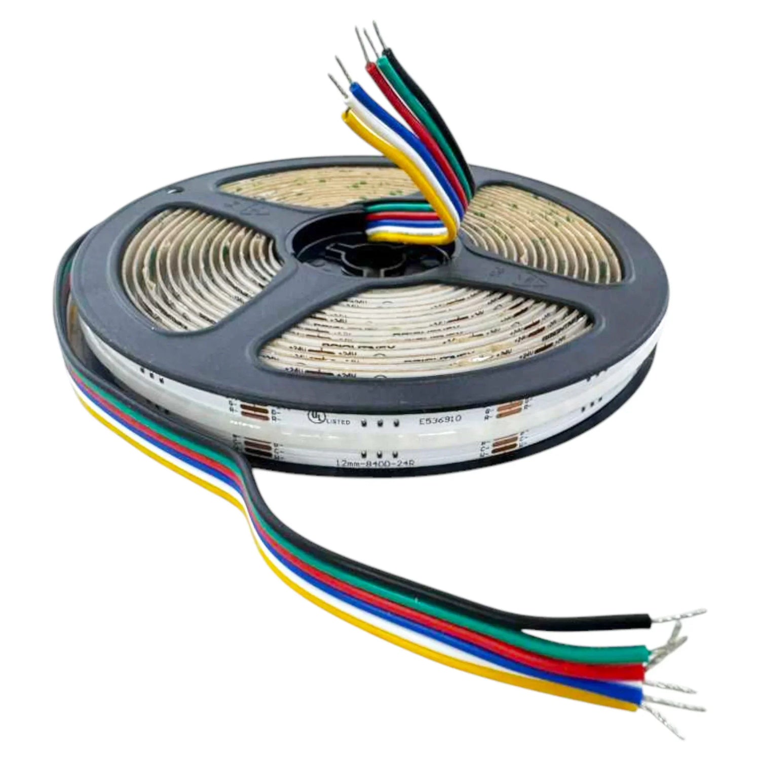 RGB+CCT COB LED Strip 840 LEDs/m 24V UL Certified Indoor - BRIGHTNEX LED LIGHTING