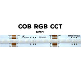 RGB+CCT COB LED Strip 840 LEDs/m 24V UL Certified Indoor - BRIGHTNEX LED LIGHTING