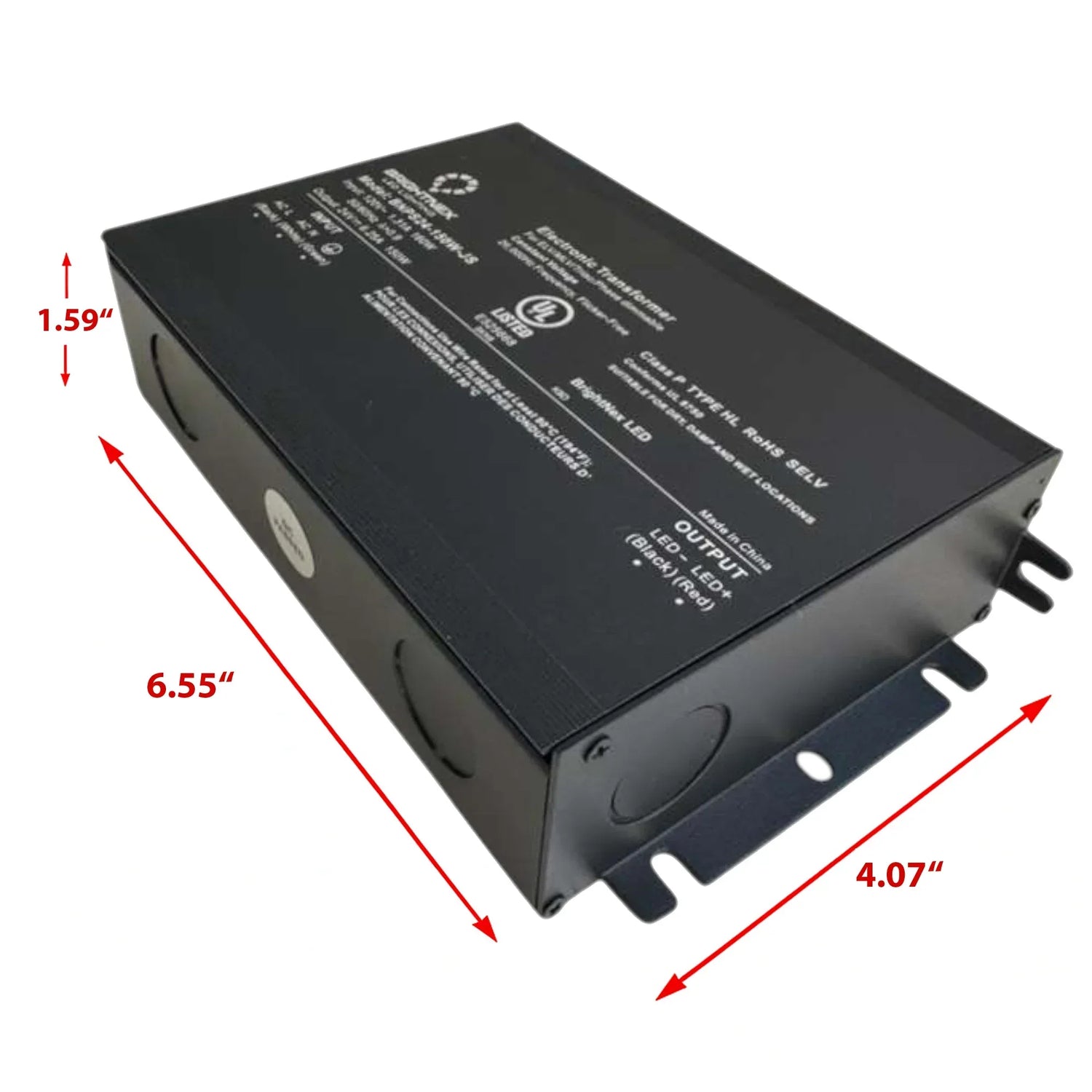 24V 200W Dimmable LED Transformer TRIAC/ELV/MLV UL Class 2 - BRIGHTNEX LED LIGHTING