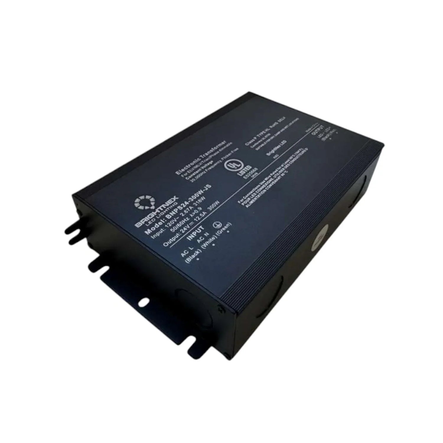 300W 24V LED Transformer TRIAC/ELV/MLV UL Class 2 Wet Rated - BRIGHTNEX LED LIGHTING