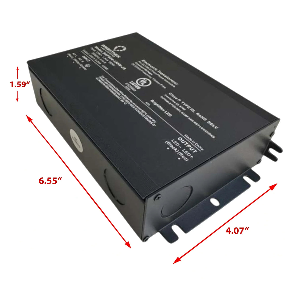 300W 24V LED Transformer TRIAC/ELV/MLV UL Class 2 Wet Rated - BRIGHTNEX LED LIGHTING