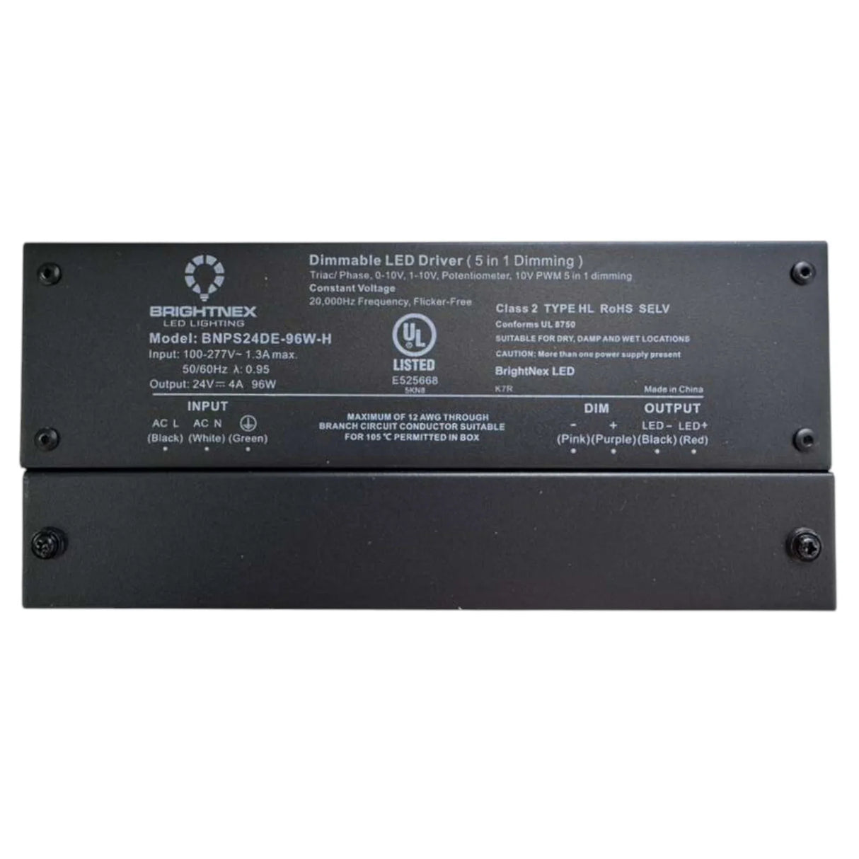 96W 24V Constant Voltage Dimming Transformer - BRIGHTNEX LED LIGHTING