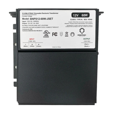 60W ELV/MLV/Triac Dimmable Transformer - Brightnex LED