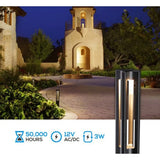 3W Integrated LED Pillar Aluminum Path Light - Abba Lighting USA