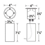 Stainless Steel Clear Well Light - Corona Lighting
