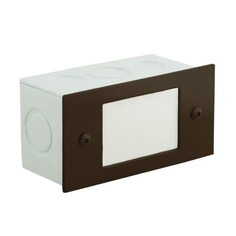 4" Open Window Aluminum Cover LED Step Light 360 w/ Box - Corona Lighting