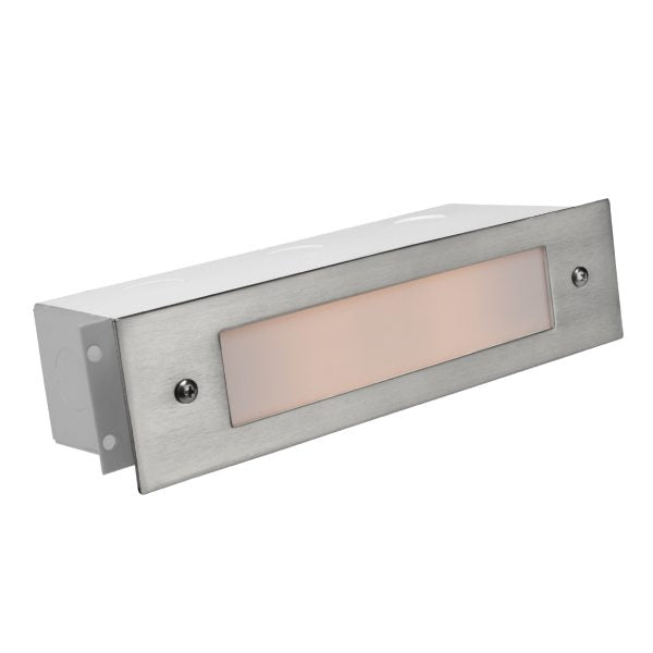 8" Open Window Cast Brass Cover LED Step Light 366B w/ Box - Corona Lighting