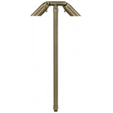 Small Adjustable 2 Head and Shroud Path Light 731B-T - Corona Lighting