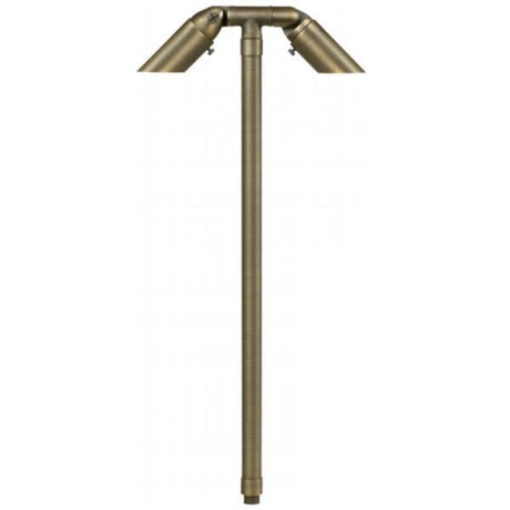Small Adjustable 2 Head and Shroud Path Light 731B-T - Corona Lighting