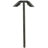 Small Adjustable 2 Head and Shroud Path Light 731B-T - Corona Lighting