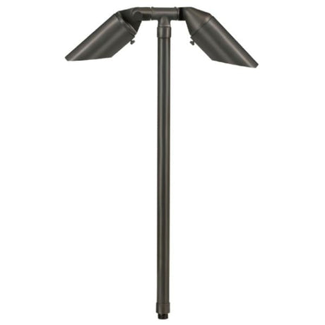 Big Adjustable 2 Head and Shroud Path Light 732B-T - Corona Lighting