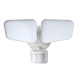 2-Head 4-Color LED Security Light w/ Motion Sensor - Cyber Tech Lighting