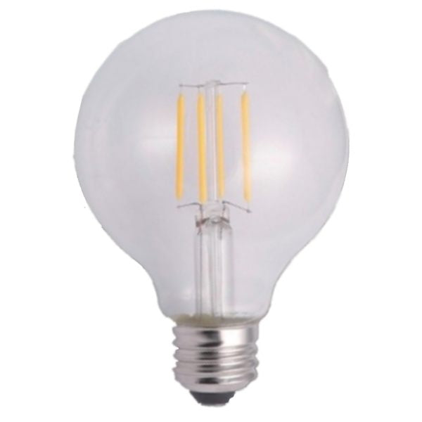 5.5W G25 Filament Globe LED Bulb 2700K 2 Pack - Cyber Tech Lighting