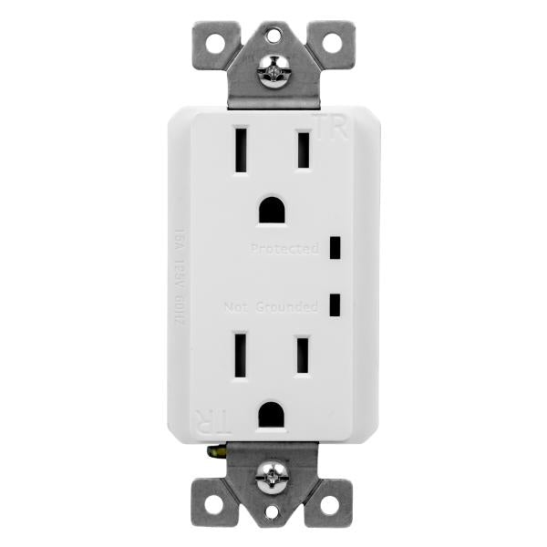 Receptacle w/ Built-in Surge Suppressor - Enerlites
