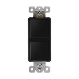 15A 2 Single Pole Decorator Stack Switch - Enerlites