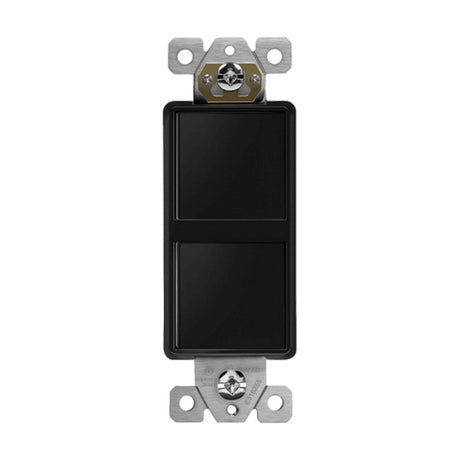 15A 2 Single Pole Decorator Stack Switch - Enerlites