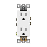 Decorator Receptacle w/ Self-Grounding - Enerlites