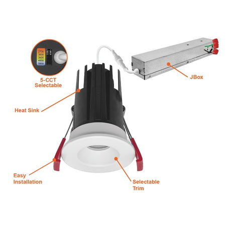 1" 7W Multi-Color Small Round Down Light - Envision LED
