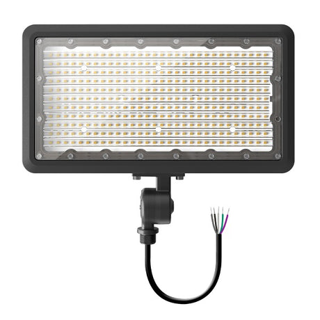 100/120/150W Tri-Power Tri-Color Knuckle Mount LED Flood Light w/ Photocell - Envision LED